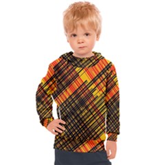 Root Humanity Orange Yellow And Black Kids  Hooded Pullover by WetdryvacsLair