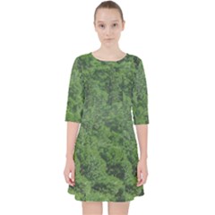 Leafy Forest Landscape Photo Pocket Dress by dflcprintsclothing