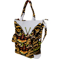 Bigcat Butterfly Shoulder Tote Bag by IIPhotographyAndDesigns