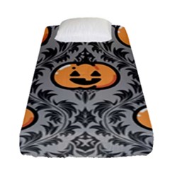 Pumpkin Pattern Fitted Sheet (single Size) by NerdySparkleGoth