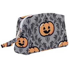 Pumpkin Pattern Wristlet Pouch Bag (large) by NerdySparkleGoth