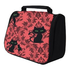 Cat Pattern Full Print Travel Pouch (small) by NerdySparkleGoth