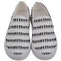 Athletic Running Graphic Silhouette Pattern Men s Canvas Slip Ons View1