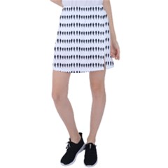 Athletic Running Graphic Silhouette Pattern Tennis Skirt by dflcprintsclothing