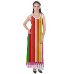 Ultimate Vibrant Sleeveless Velour Maxi Dress by hullstuff