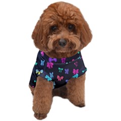 Bows On Black Dog T-shirt by Daria3107