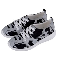 Black And White Women s Lightweight Sports Shoes by kiernankallan