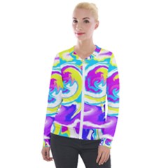 Psychedelic  Velvet Zip Up Jacket by kiernankallan