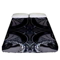 Lunar Phases Fitted Sheet (king Size) by MRNStudios