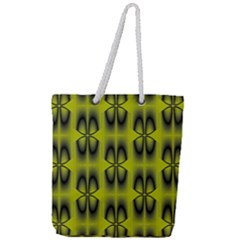 Digital Floral Full Print Rope Handle Tote (large) by Sparkle