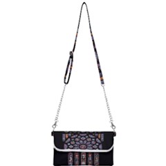 Chartres-cathedral-notre-dame-de-paris-amiens-cath-stained-glass Mini Crossbody Handbag by Sudhe