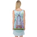 Amsterdam-landmark-landscape Sleeveless Satin Nightdress View2