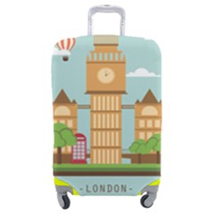 London-watch-landmark-england Luggage Cover (medium) by Sudhe