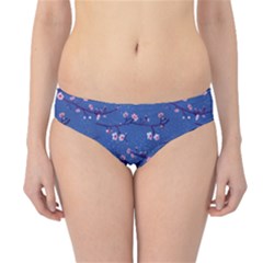 Branches With Peach Flowers Hipster Bikini Bottoms by SychEva