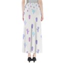 Purple And Blue Cacti Full Length Maxi Skirt View2