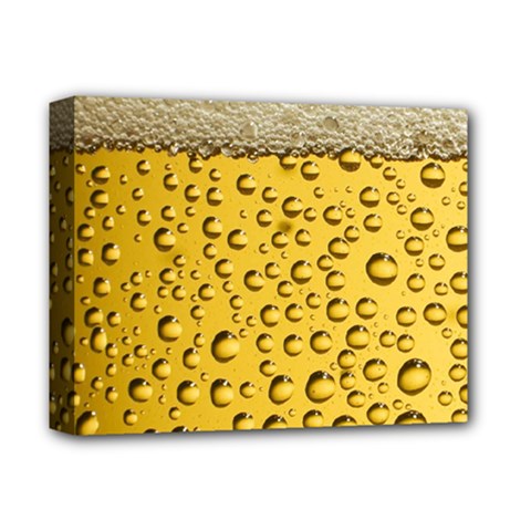 Beer Bubbles Deluxe Canvas 14  X 11  (stretched) by Sudhe