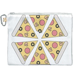 Pizza-slice-food-italian Canvas Cosmetic Bag (xxxl) by Sudhe