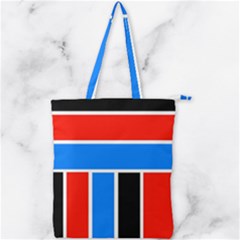 Crossing Lines Double Zip Up Tote Bag by impacteesstreetweareight