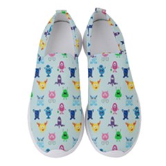 Funny Monsters Women s Slip On Sneakers by SychEva