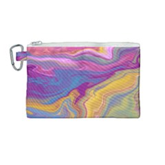 Flow Canvas Cosmetic Bag (medium) by kiernankallan