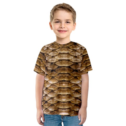 Reptile Skin Pattern 11 Kids  Sport Mesh Tee by skindeep