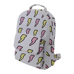 Pattern Cute Flash Design Flap Pocket Backpack (large) by brightlightarts