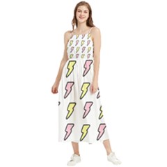 Pattern Cute Flash Design Boho Sleeveless Summer Dress by brightlightarts