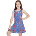 Blue 50s Kids  Lightweight Sleeveless Dress View1