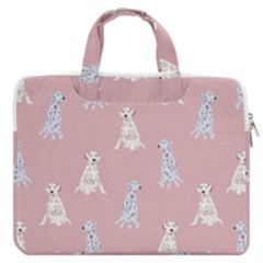 Dalmatians Favorite Dogs Macbook Pro Double Pocket Laptop Bag by SychEva