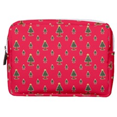 Sketchy Christmas Tree Motif Drawing Pattern Make Up Pouch (medium) by dflcprintsclothing