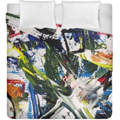 Snow In A City-1-1 Duvet Cover Double Side (king Size) by bestdesignintheworld