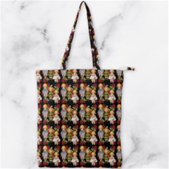 Dindollyblack Double Zip Up Tote Bag by snowwhitegirl