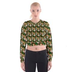 Dindollygreen Cropped Sweatshirt by snowwhitegirl