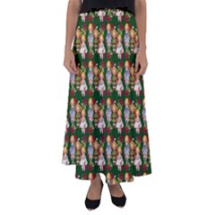 Dindollygreen Flared Maxi Skirt by snowwhitegirl