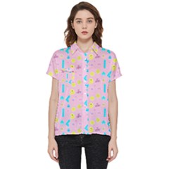 Arcade Dreams Pink Short Sleeve Pocket Shirt by thePastelAbomination