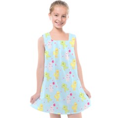 My Adventure Blue Kids  Cross Back Dress by thePastelAbomination