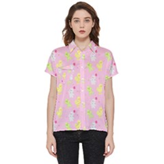 Pastel Adventure Short Sleeve Pocket Shirt by thePastelAbomination