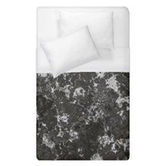 Dark Marble Camouflage Texture Print Duvet Cover (single Size) by dflcprintsclothing