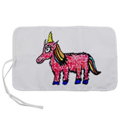 Unicorn Sketchy Style Drawing Pen Storage Case (l) by dflcprintsclothing