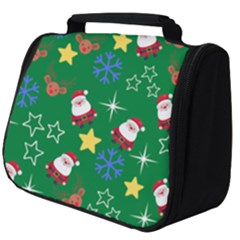 Santa Green Full Print Travel Pouch (big) by NerdySparkleGoth