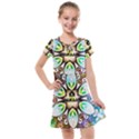 375 Chroma Digital Art Custom Kids  Cross Web Dress View1