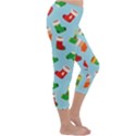 Christmas Socks Capri Winter Leggings  View3