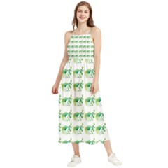 Floral Boho Sleeveless Summer Dress by Sparkle