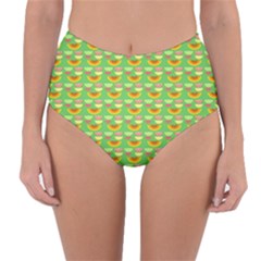 Fruits Reversible High-waist Bikini Bottoms by Sparkle