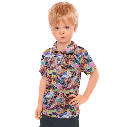 Retro Color Kids  Polo Tee by Sparkle