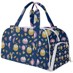 Autumn Pumpkins Burner Gym Duffel Bag by SychEva