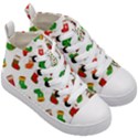 Christmas socks  Kids  Mid-Top Canvas Sneakers View3