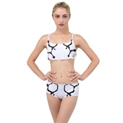 Chirality Layered Top Bikini Set by Limerence