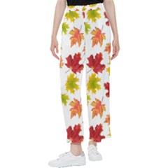 Bright Autumn Leaves Women s Pants  by SychEva