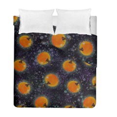 Space Pumpkins Duvet Cover Double Side (full/ Double Size) by SychEva